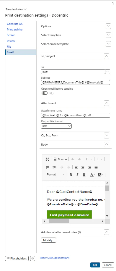screenshot of Docentric AX